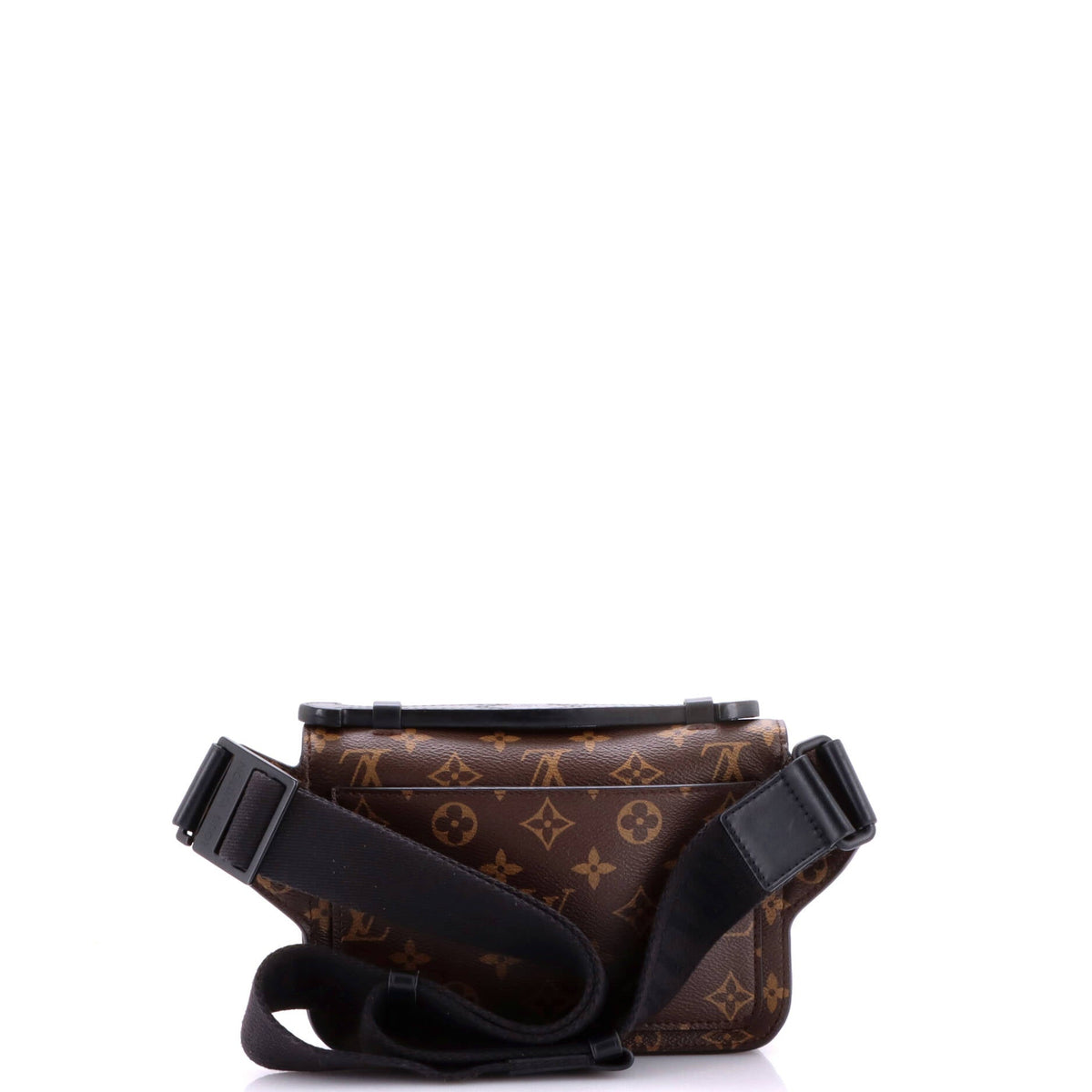 S Lock Sling Bag Macassar Monogram Canvas
