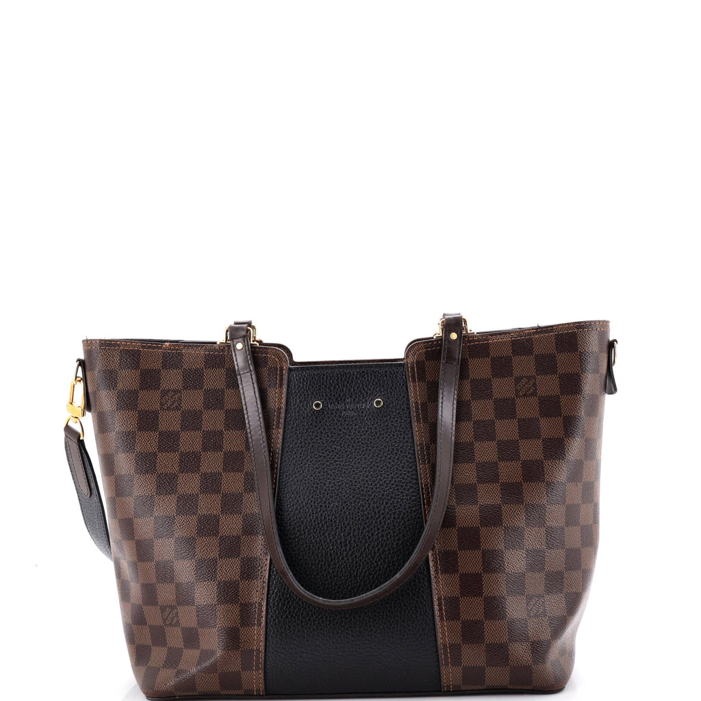 Jersey Handbag Damier with Leather