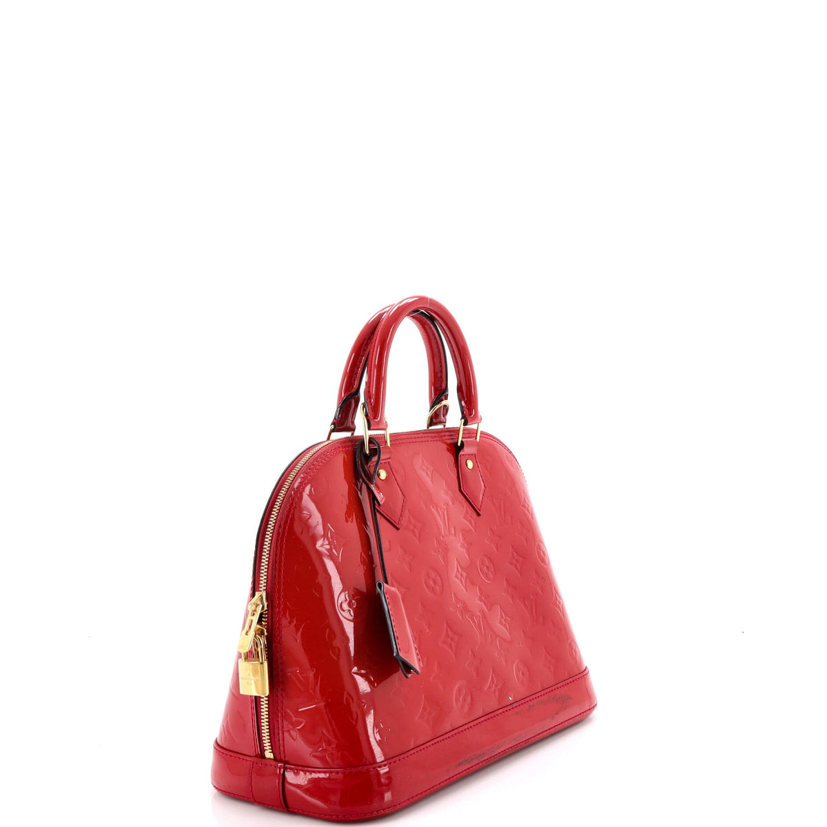 Alma Handbag Monogram Vernis PM