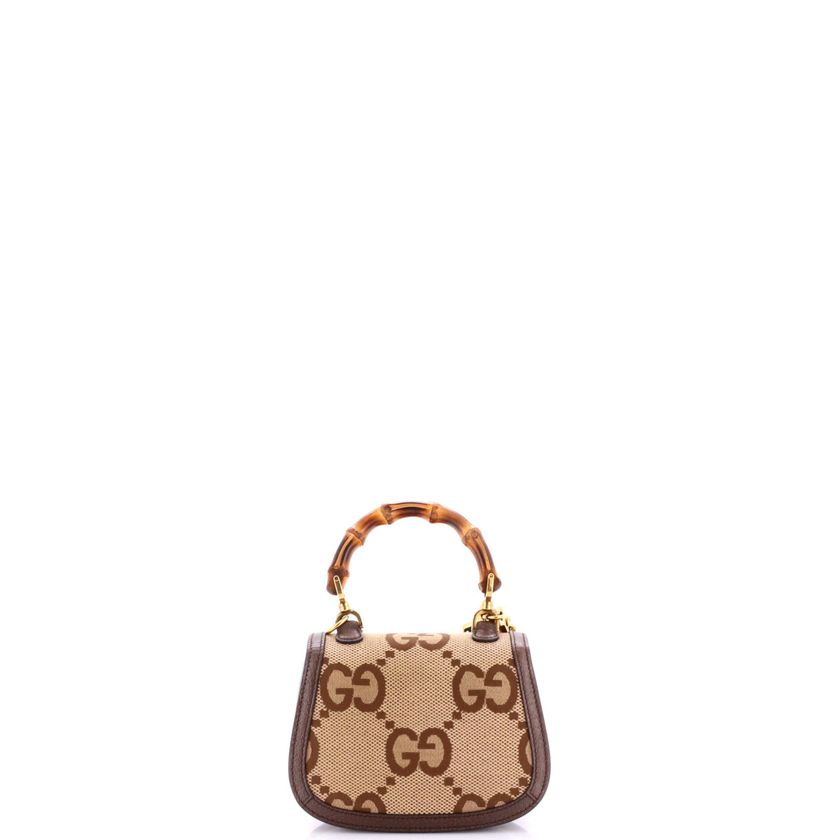 Bamboo 1947 Top Handle Bag Jumbo GG Canvas Mini