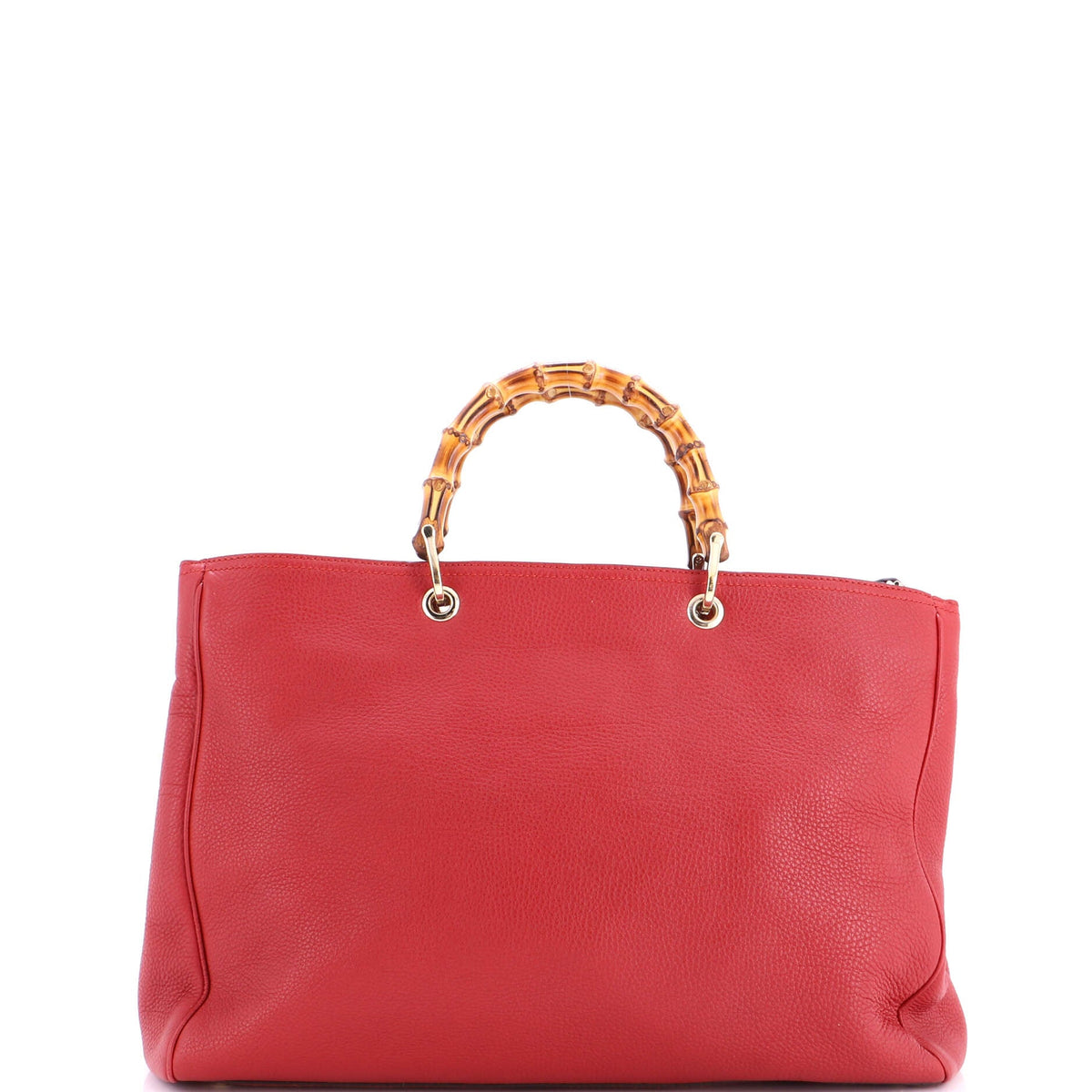 Bamboo Shopper Tote Leather Large