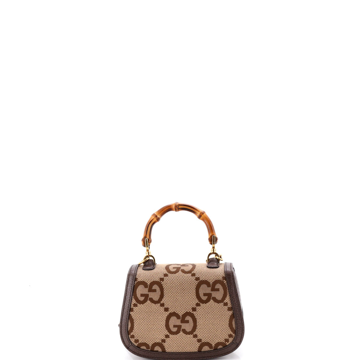 Bamboo 1947 Top Handle Bag Jumbo GG Canvas Mini