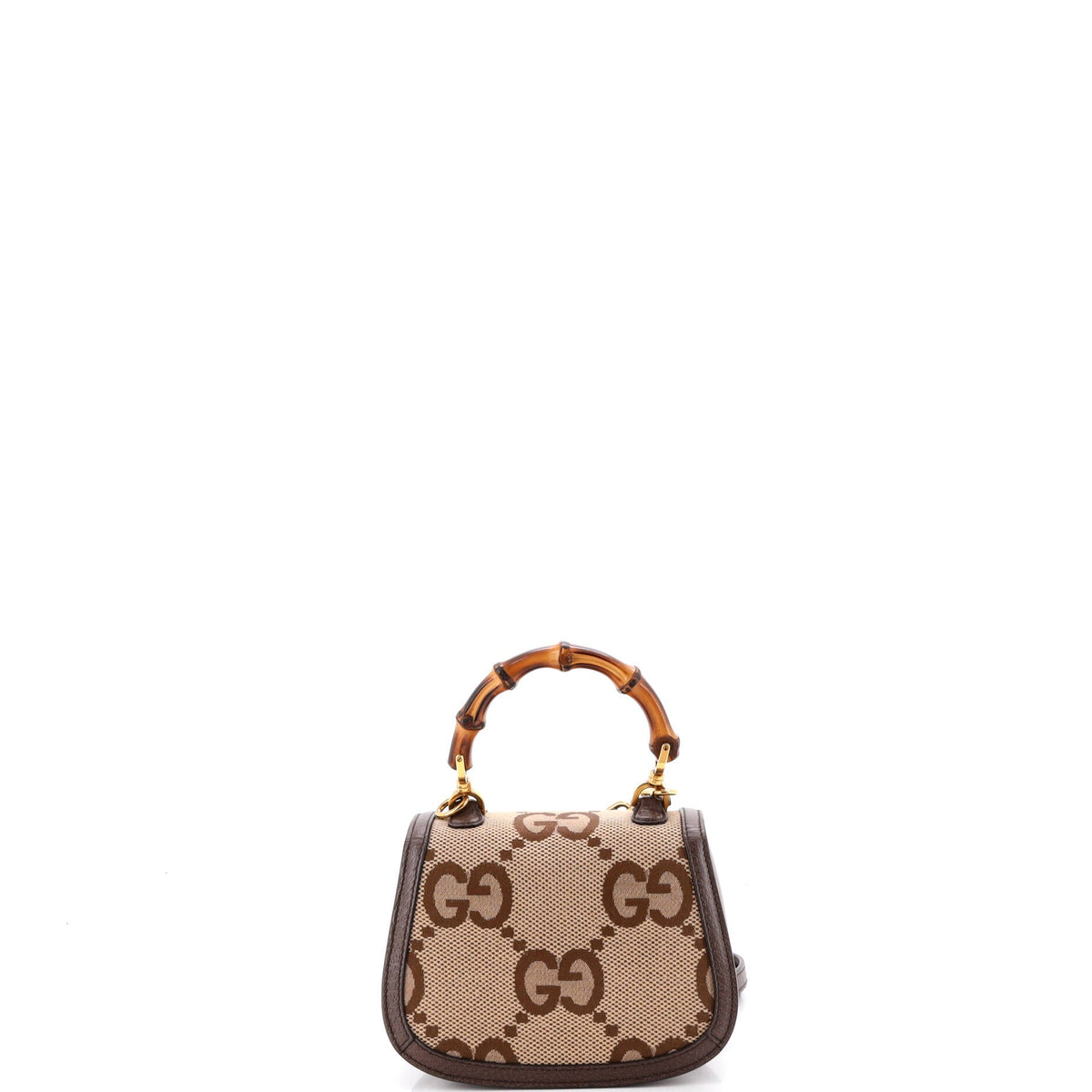 Bamboo 1947 Top Handle Bag Jumbo GG Canvas Mini