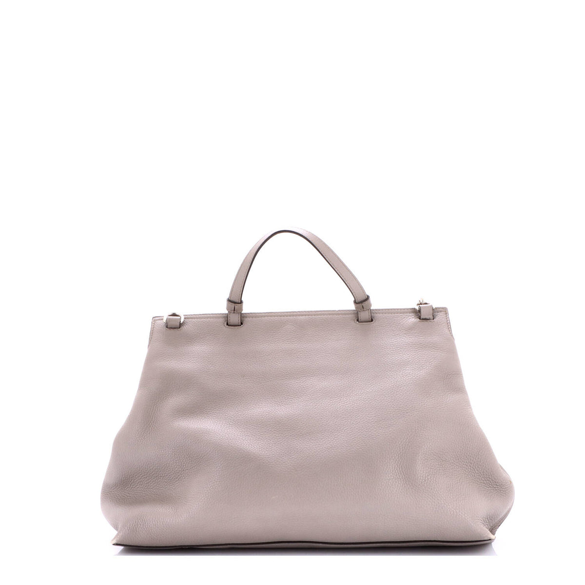 Bamboo Daily Top Handle Bag Leather Large