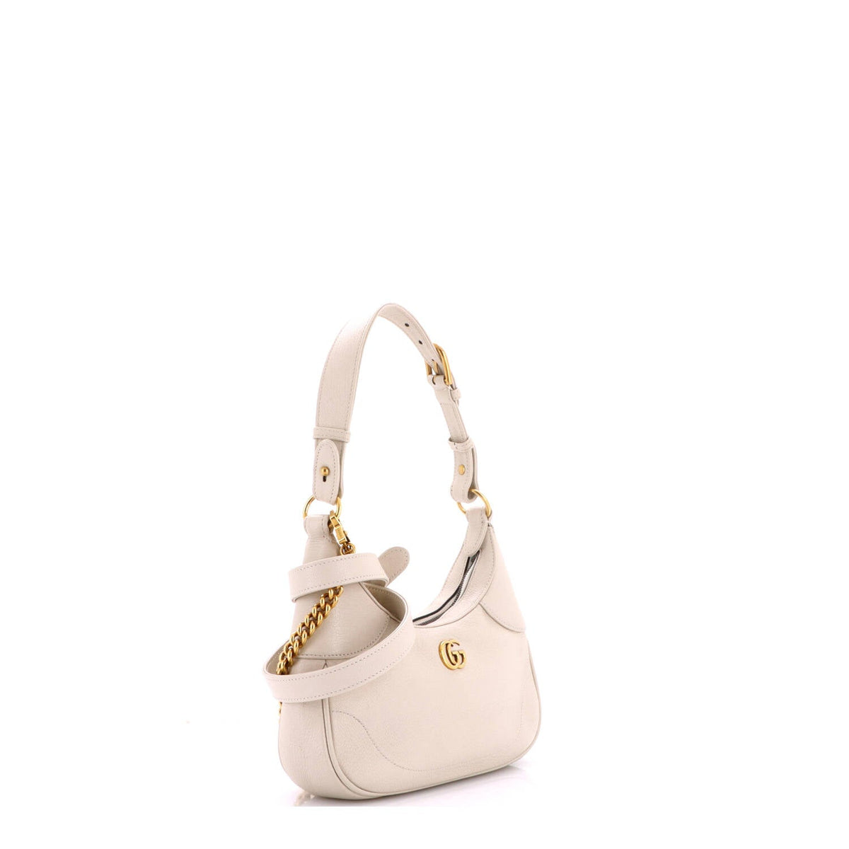 Aphrodite Zip Shoulder Bag Leather Small