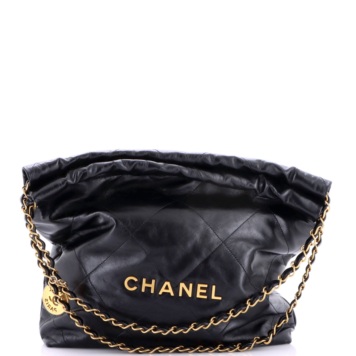 22 Chain Hobo Quilted Calfskin Small
