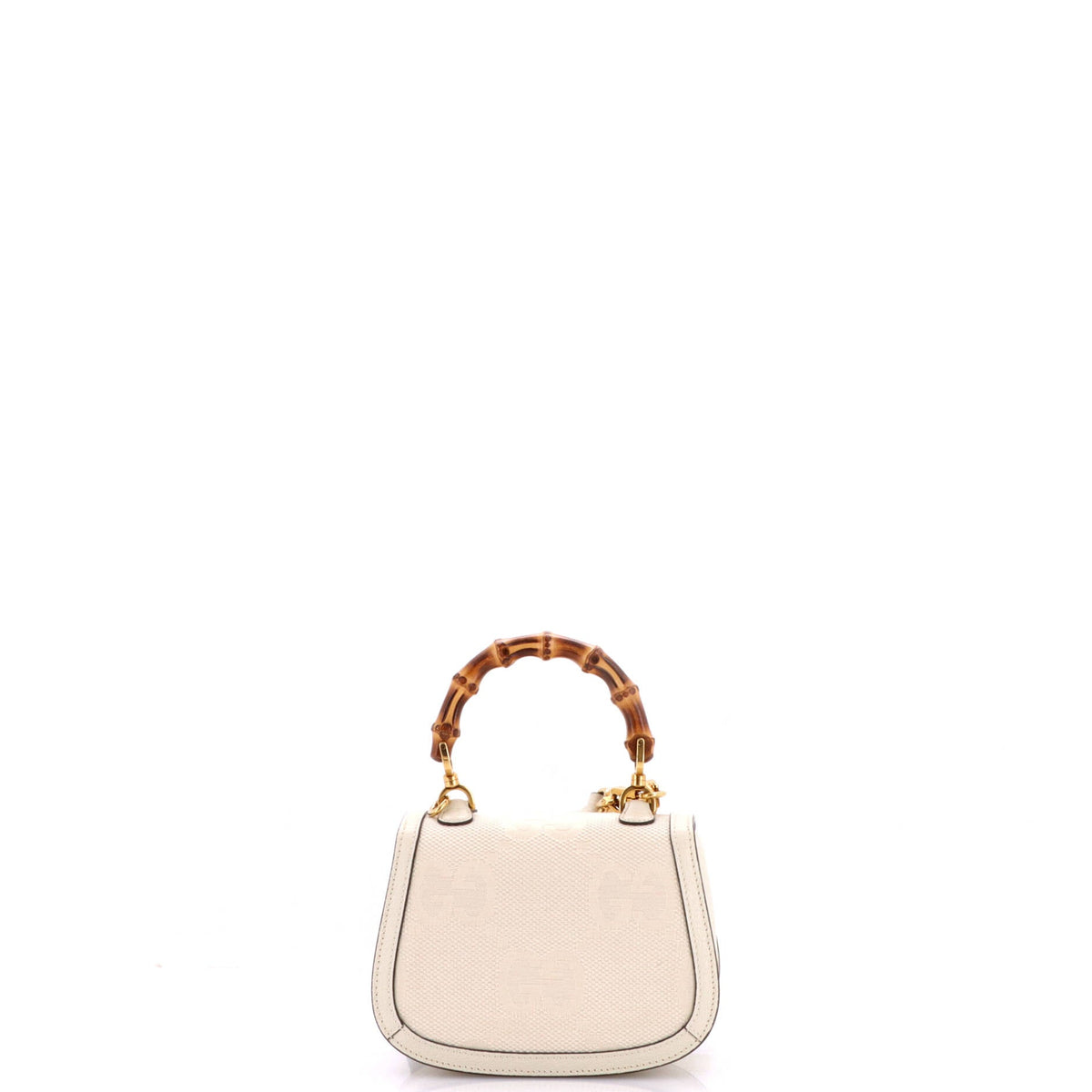 Bamboo 1947 Top Handle Bag Jumbo GG Canvas Mini