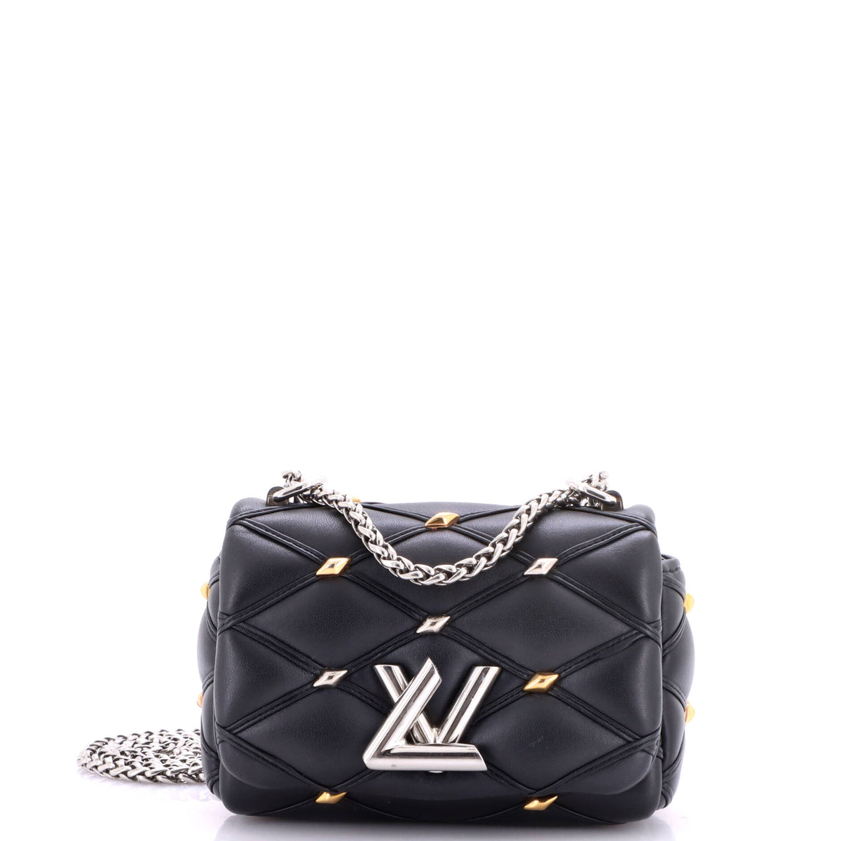Pico GO-14 Handbag Studded Malletage Leather