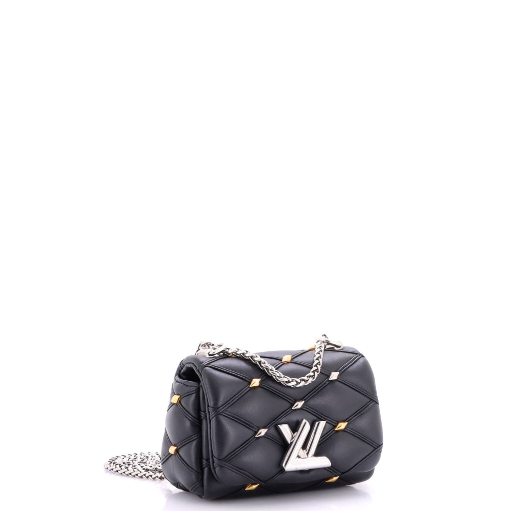 Pico GO-14 Handbag Studded Malletage Leather
