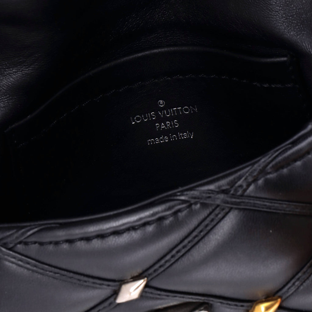 Pico GO-14 Handbag Studded Malletage Leather