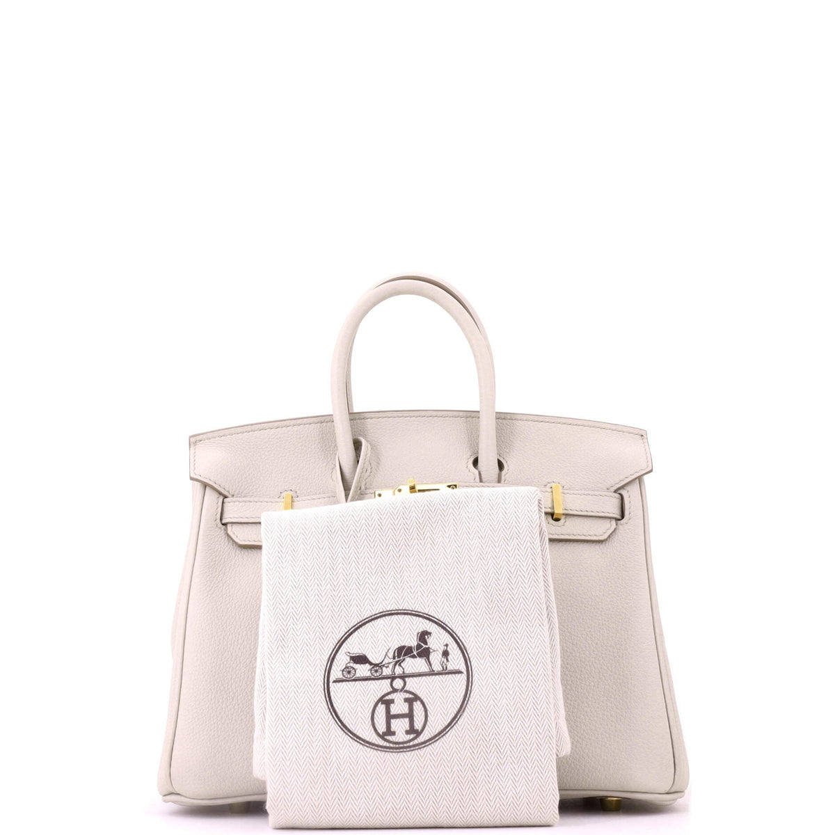 Birkin Handbag Béton Togo with Gold Hardware 25