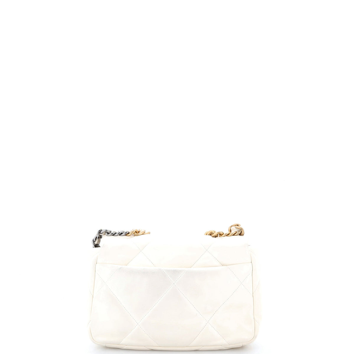 19 Flap Bag Quilted Leather Medium