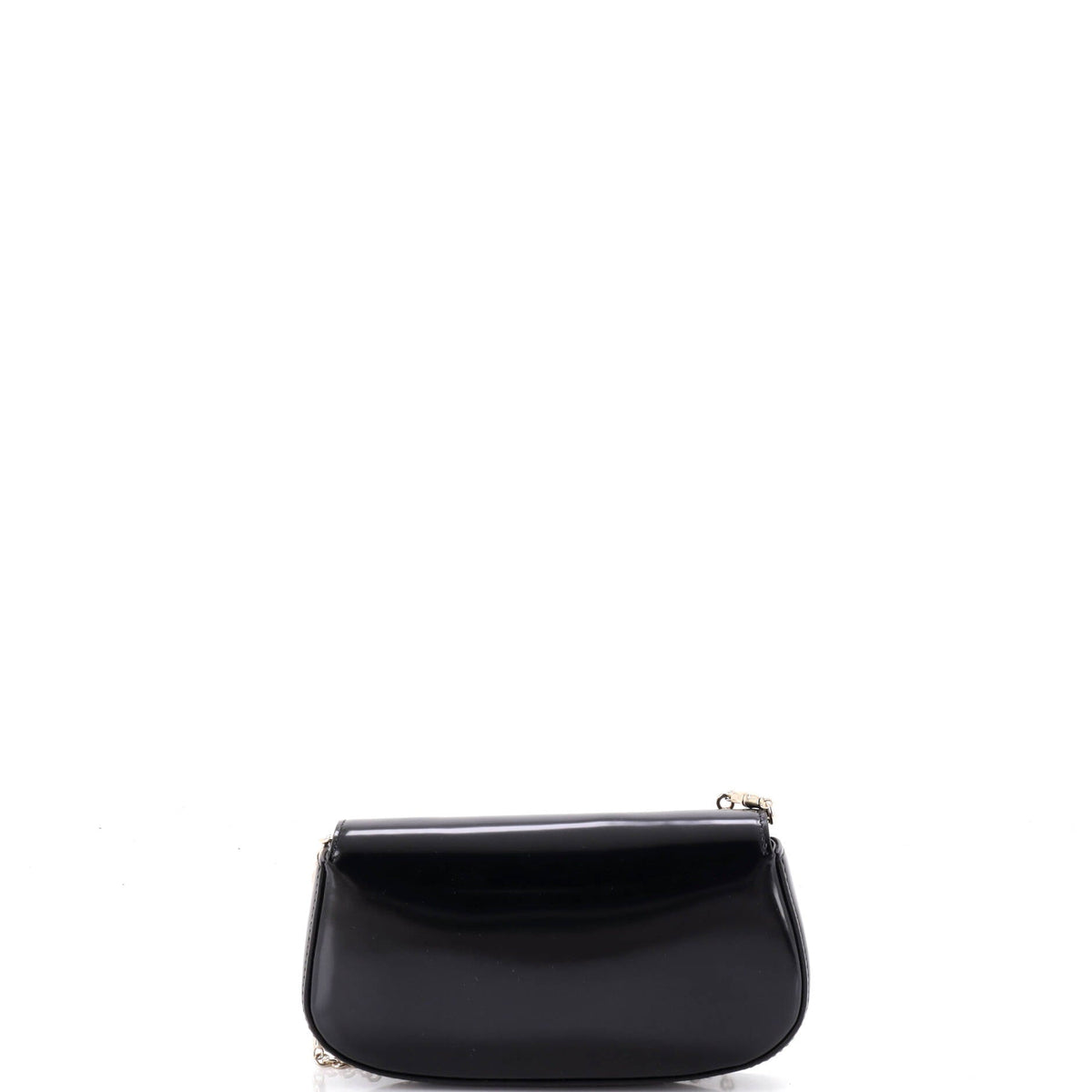 Bamboo Night Chain Clutch Leather Small