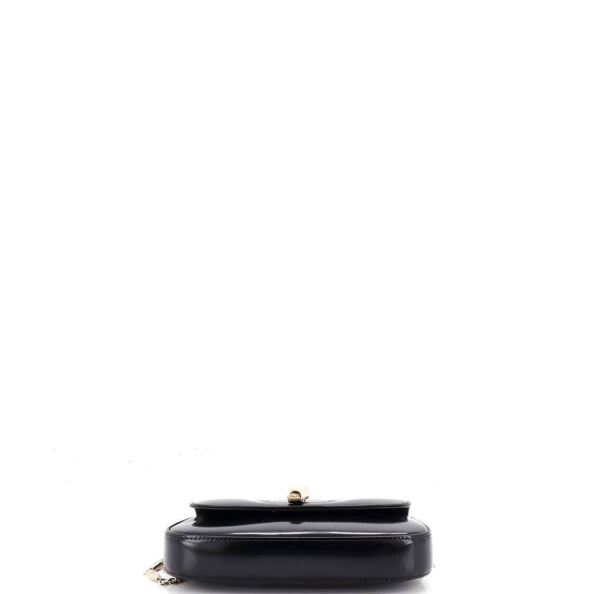 Bamboo Night Chain Clutch Leather Small