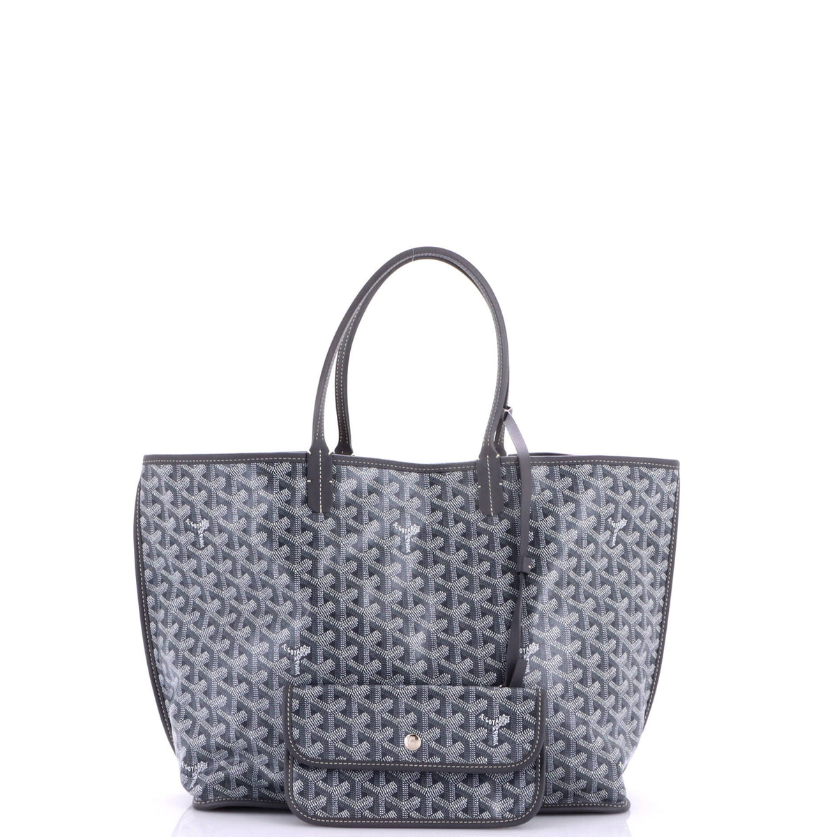 Anjou Reversible Tote Coated Canvas PM