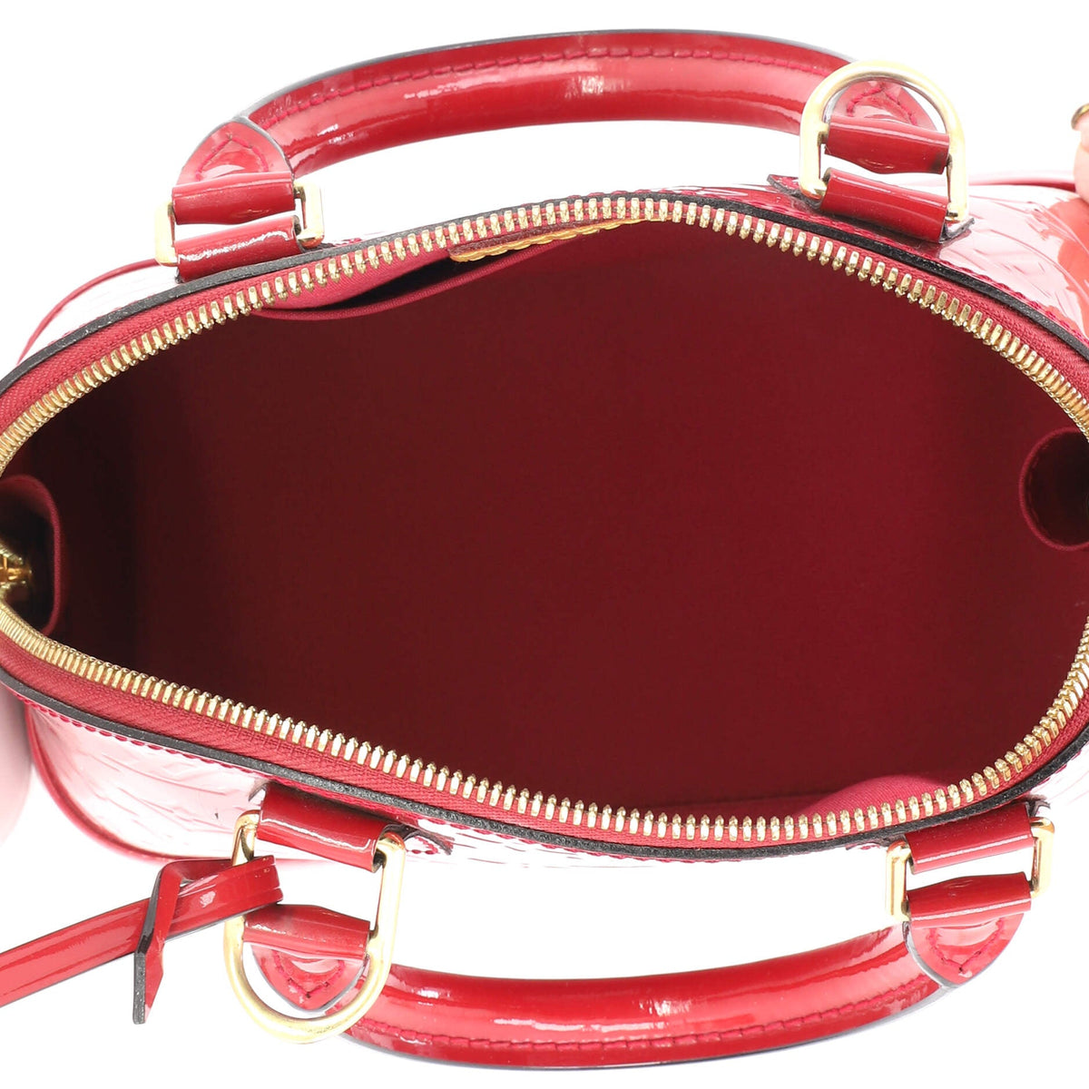 Alma Handbag Monogram Vernis BB