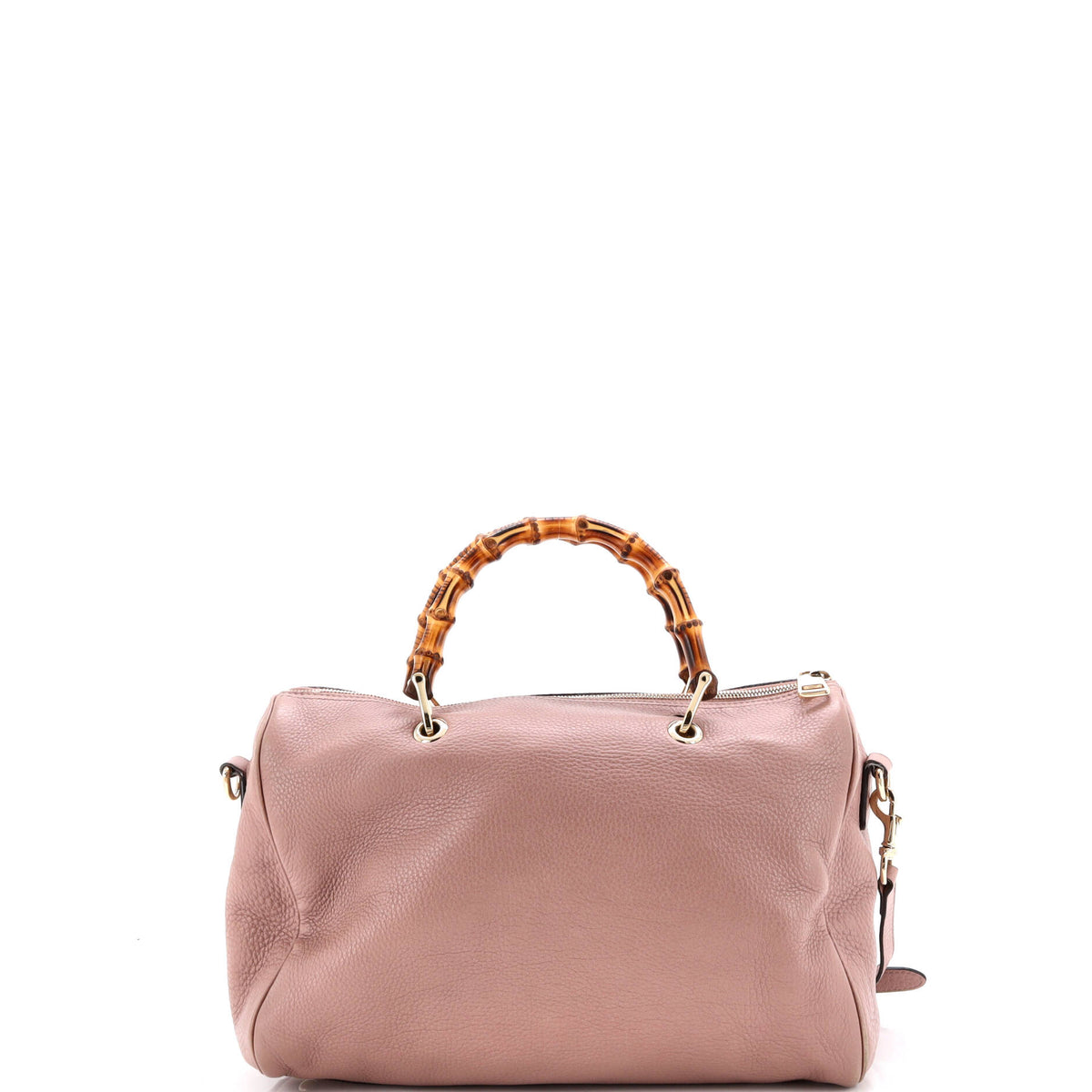 Bamboo Shopper Boston Bag Leather Medium
