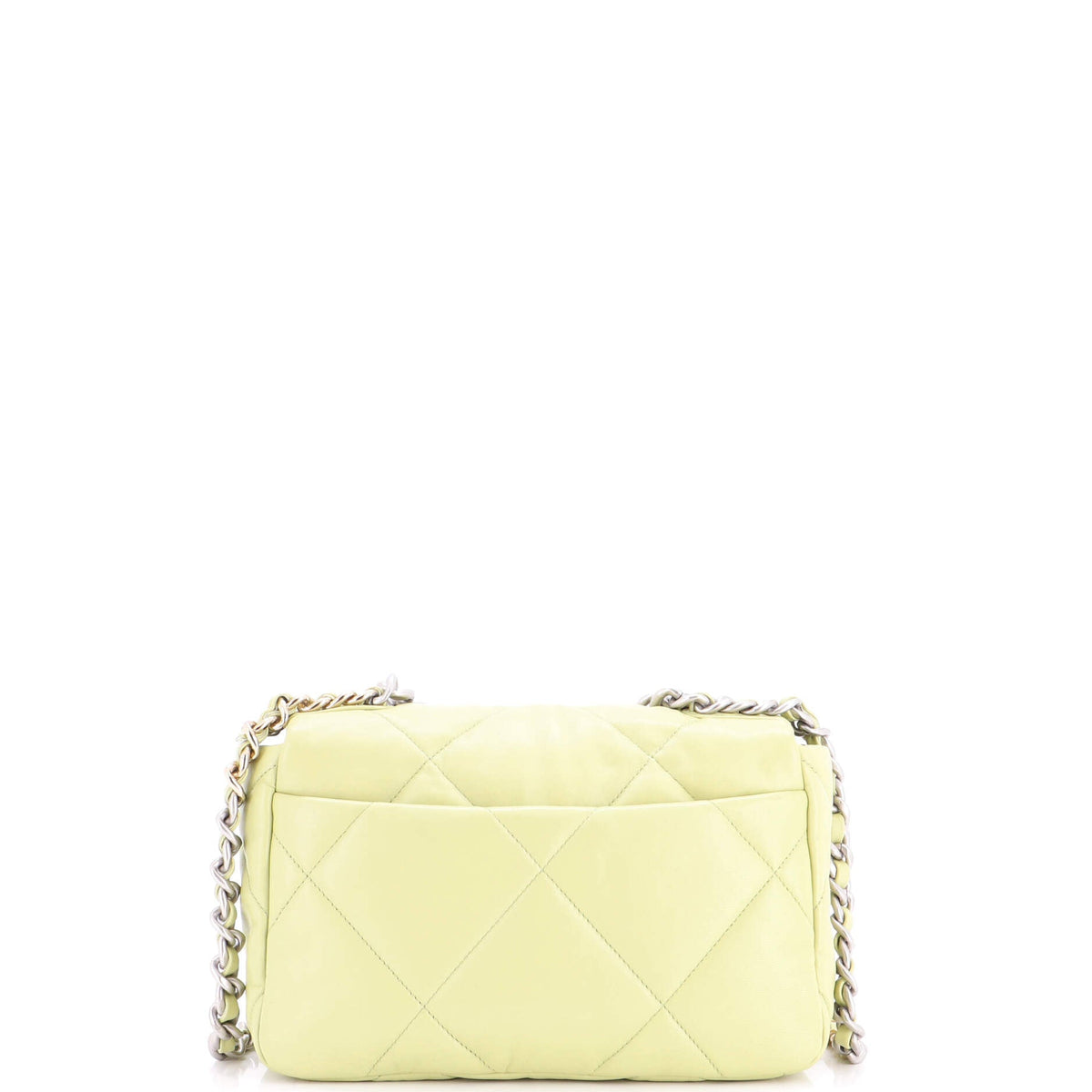 19 Flap Bag Quilted Leather Medium