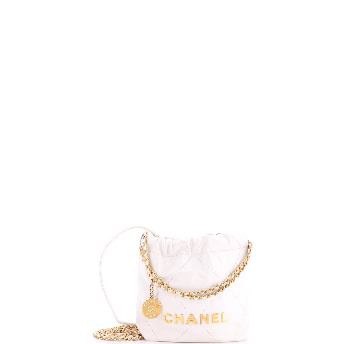 22 Chain Hobo Quilted Calfskin Mini