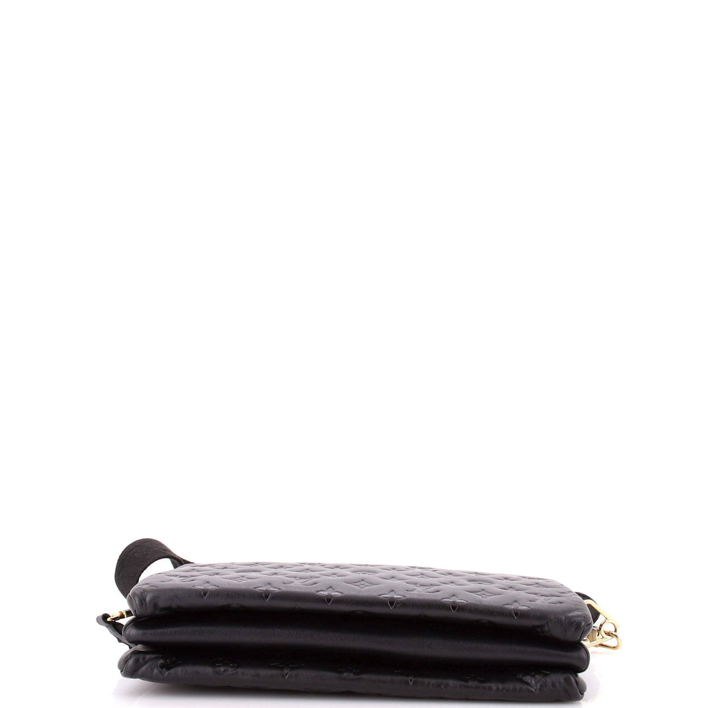 Coussin Bag Monogram Embossed Lambskin MM