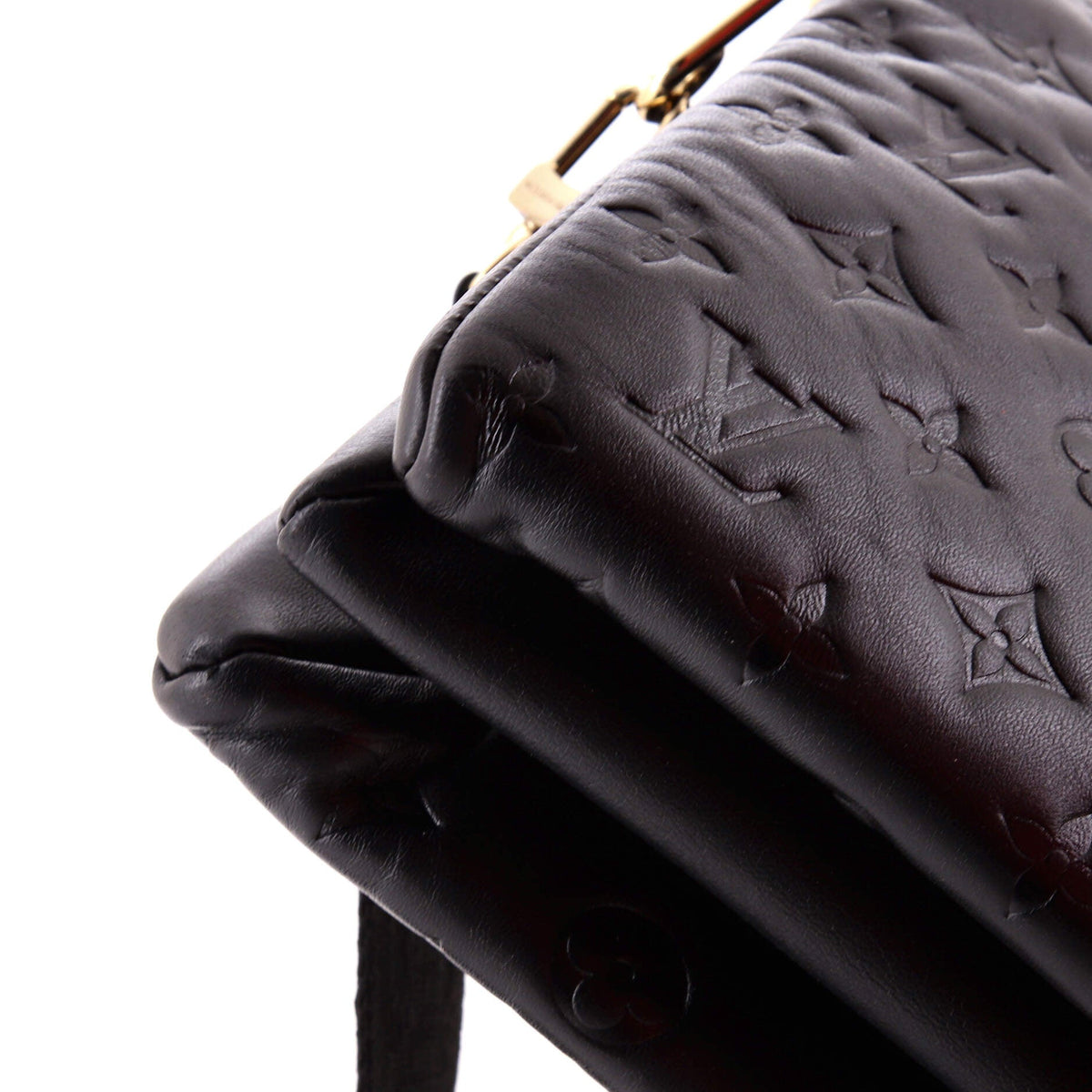 Coussin Bag Monogram Embossed Lambskin MM