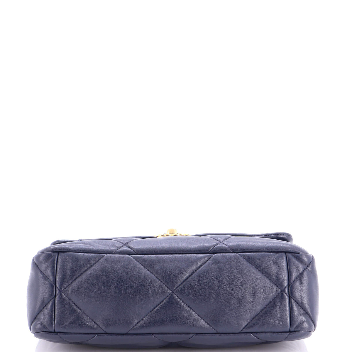 19 Flap Bag Quilted Leather Large