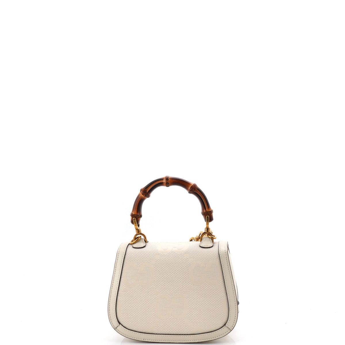 Bamboo 1947 Top Handle Bag Jumbo GG Canvas Mini