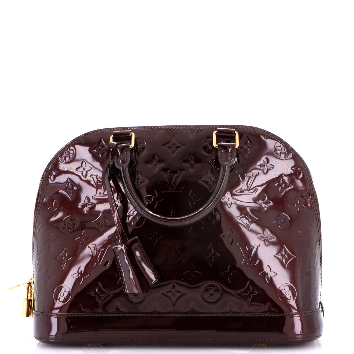 Alma Handbag Monogram Vernis PM