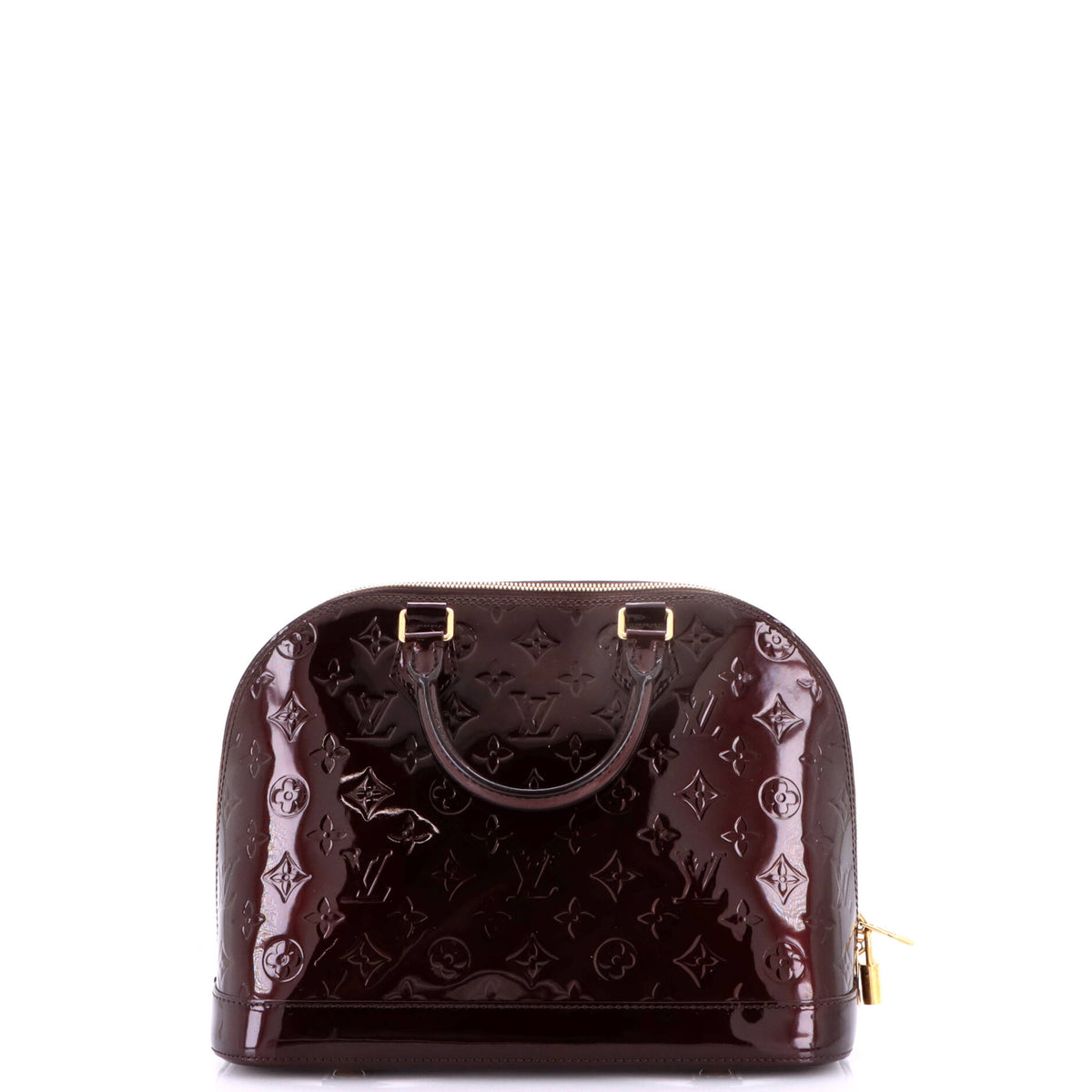 Alma Handbag Monogram Vernis PM