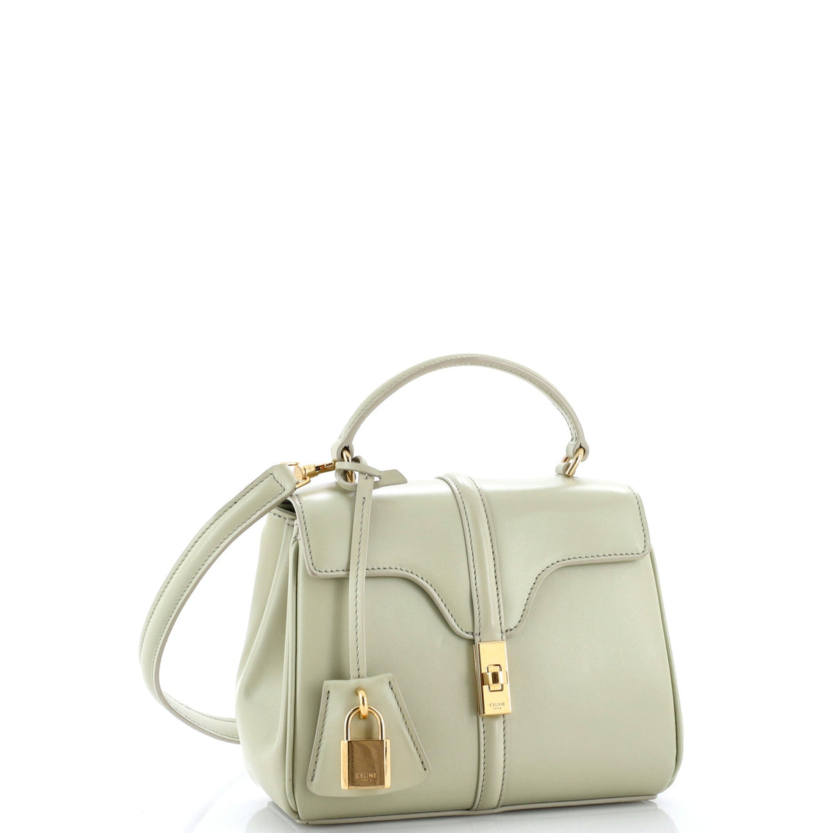 16 Top Handle Bag Smooth Calfskin Mini