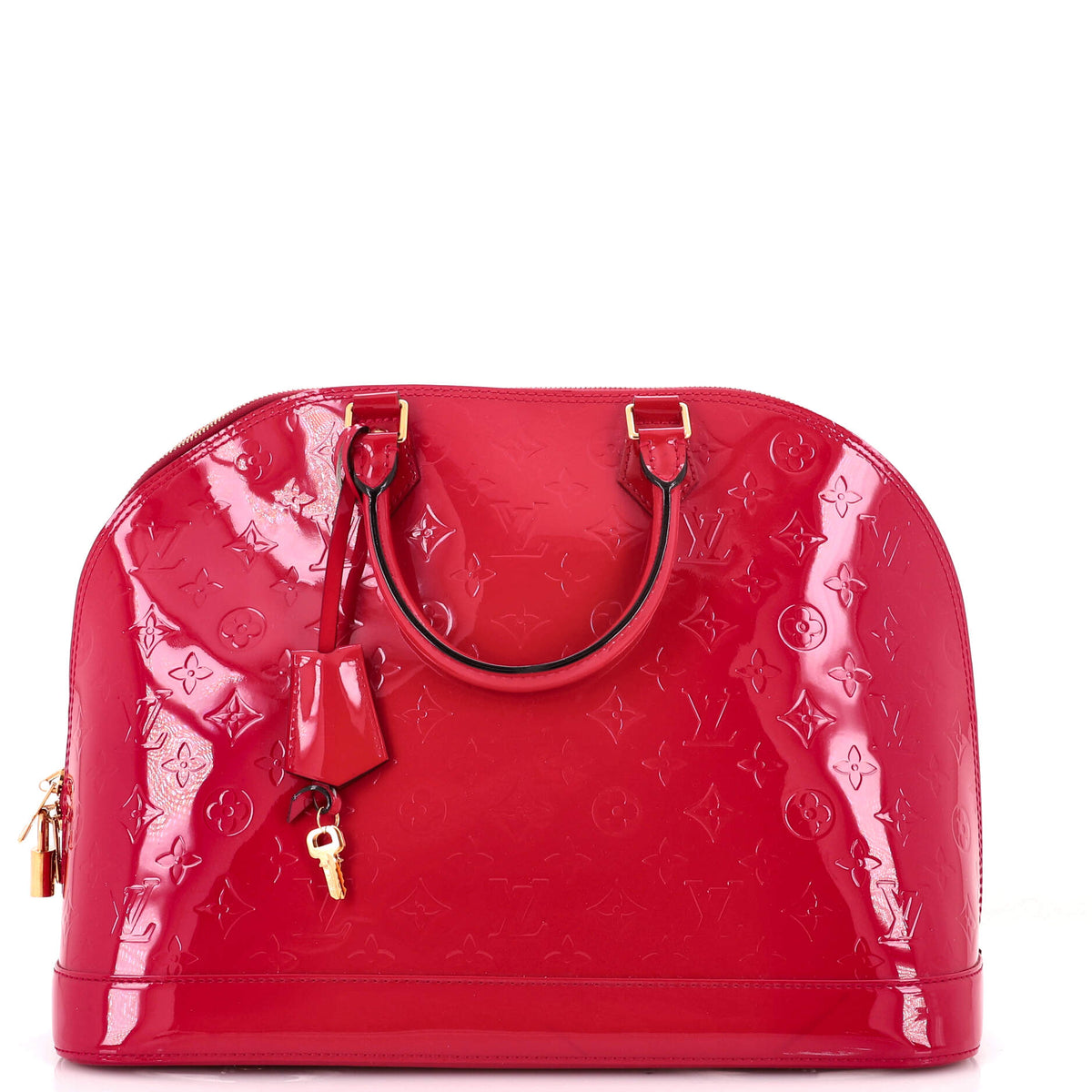 Alma Handbag Monogram Vernis GM