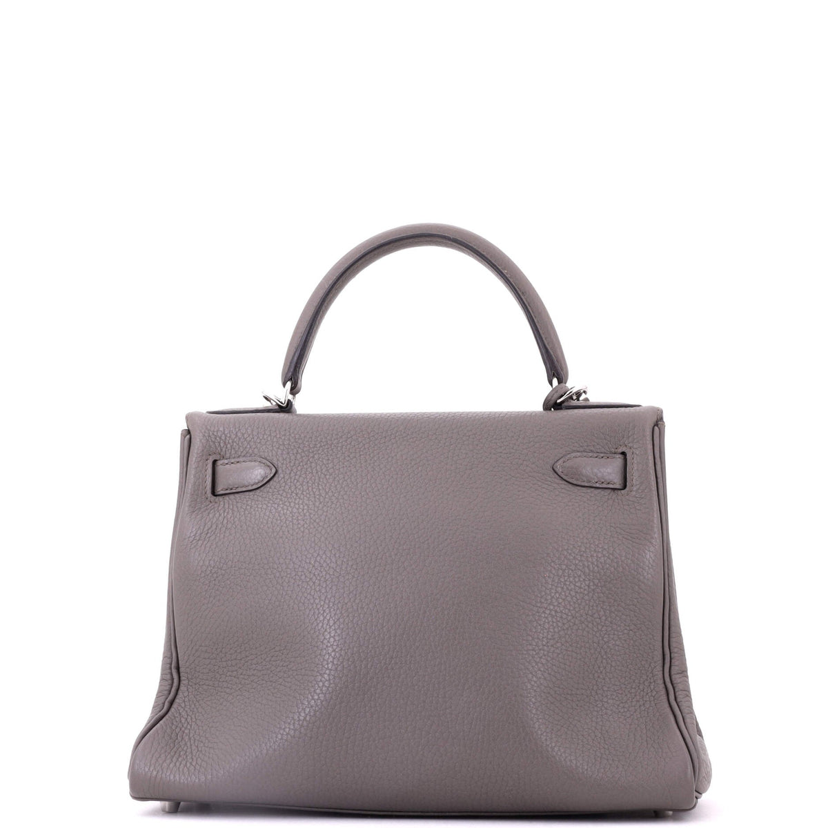 Kelly Handbag Etain Clemence with Palladium Hardware 28