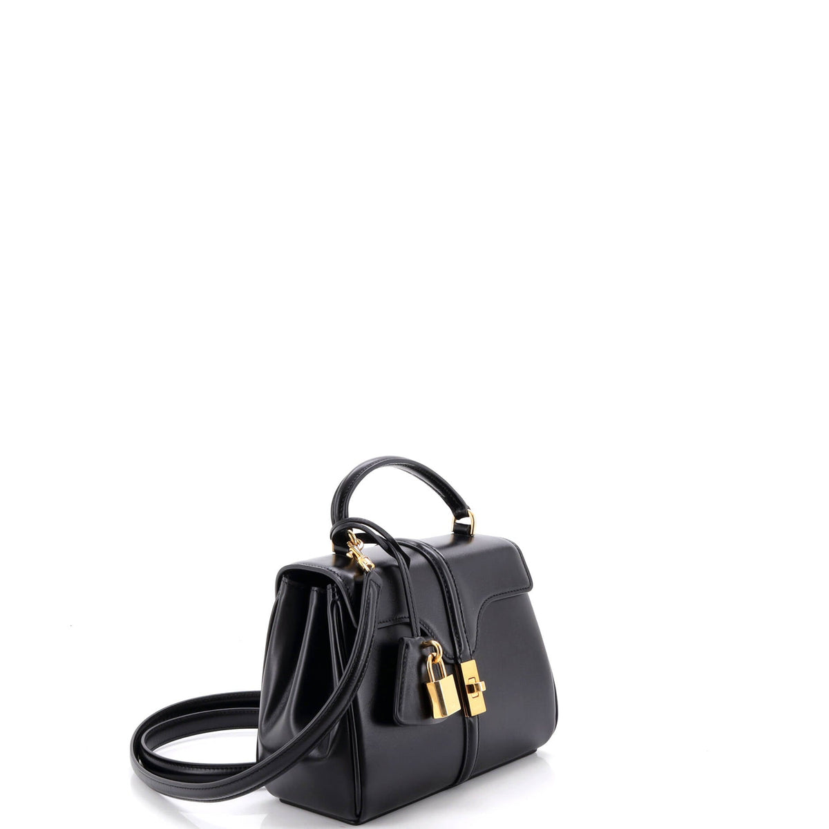 16 Top Handle Bag Smooth Calfskin Mini