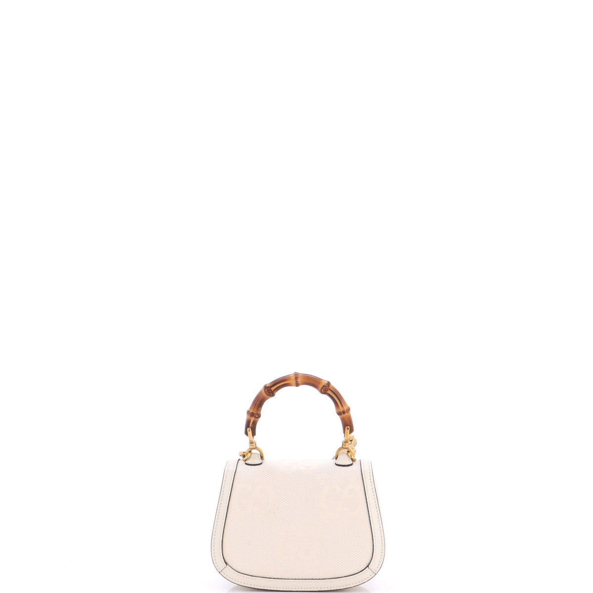 Bamboo 1947 Top Handle Bag Jumbo GG Canvas Mini