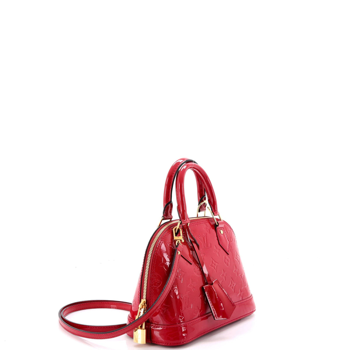Alma Handbag Monogram Vernis BB