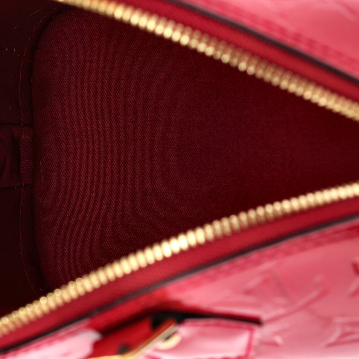 Alma Handbag Monogram Vernis BB