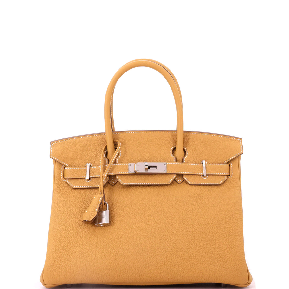 Birkin Handbag Natural Sable Togo with Palladium Hardware 30