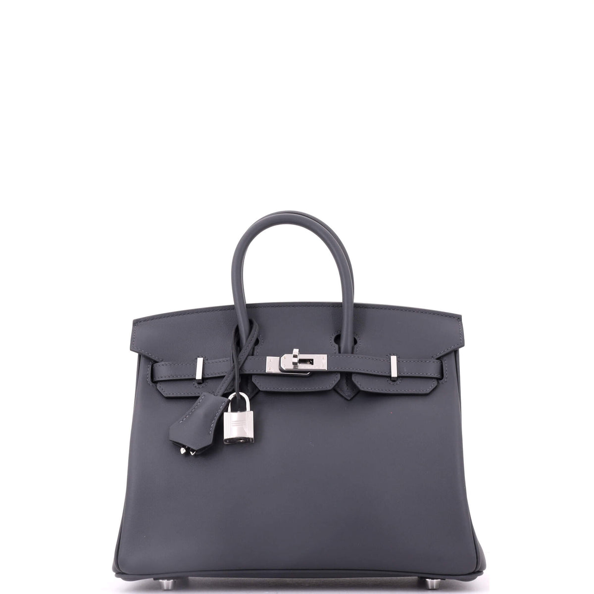 Birkin Handbag Ardoise Swift with Palladium Hardware 25
