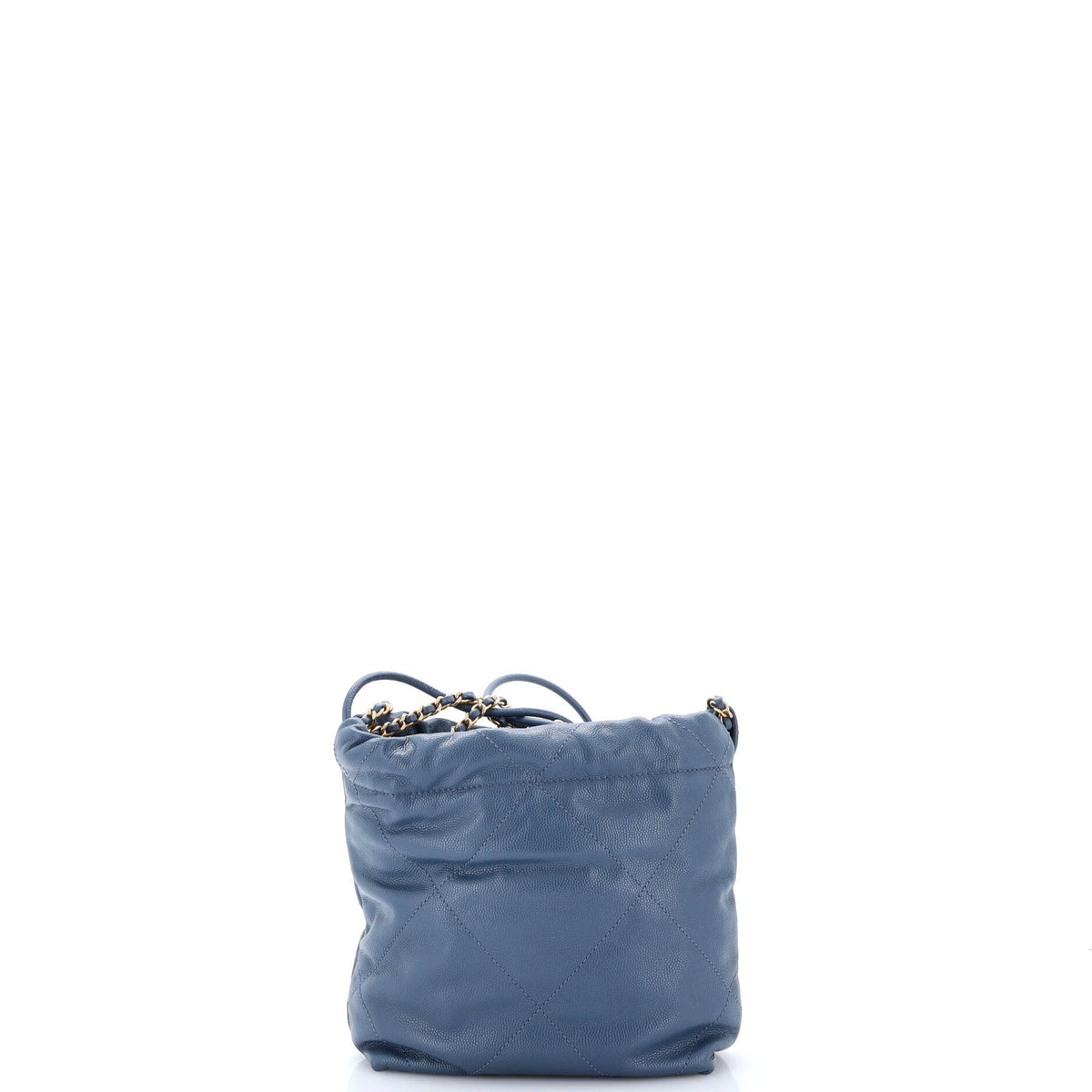 22 Chain Hobo Quilted Caviar Mini