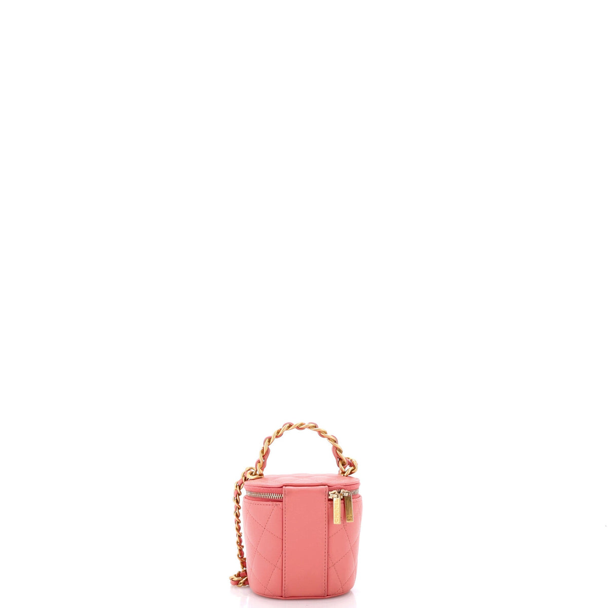 Afternoon Tea Vanity Bucket Bag Quilted Lambskin Mini