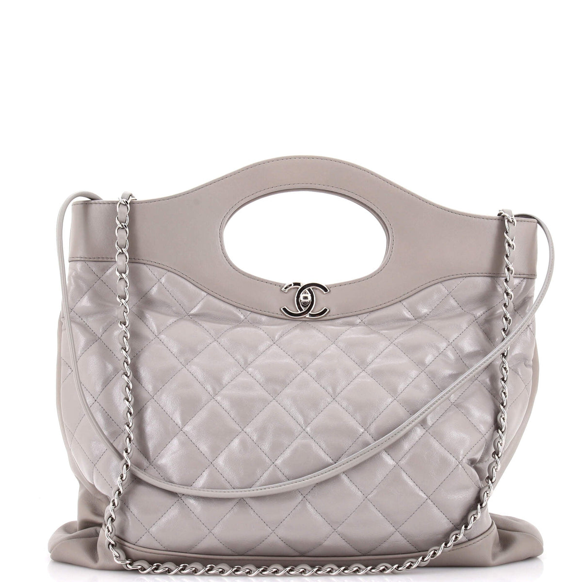 31 Shopping Bag Quilted Calfskin Large