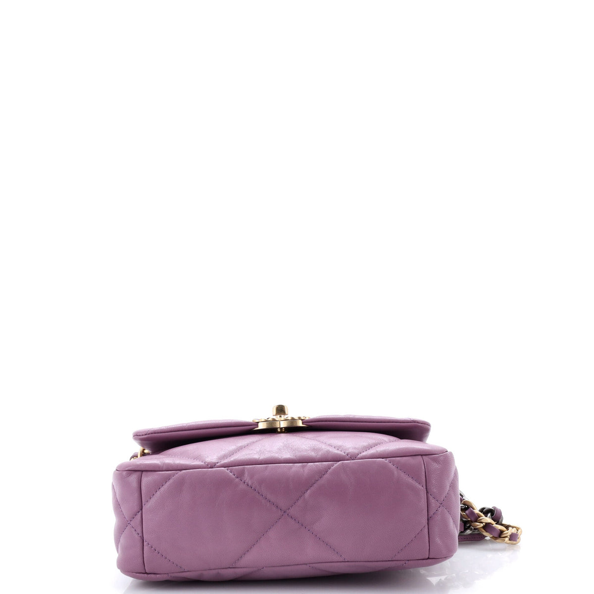 19 Flap Bag Quilted Leather Medium