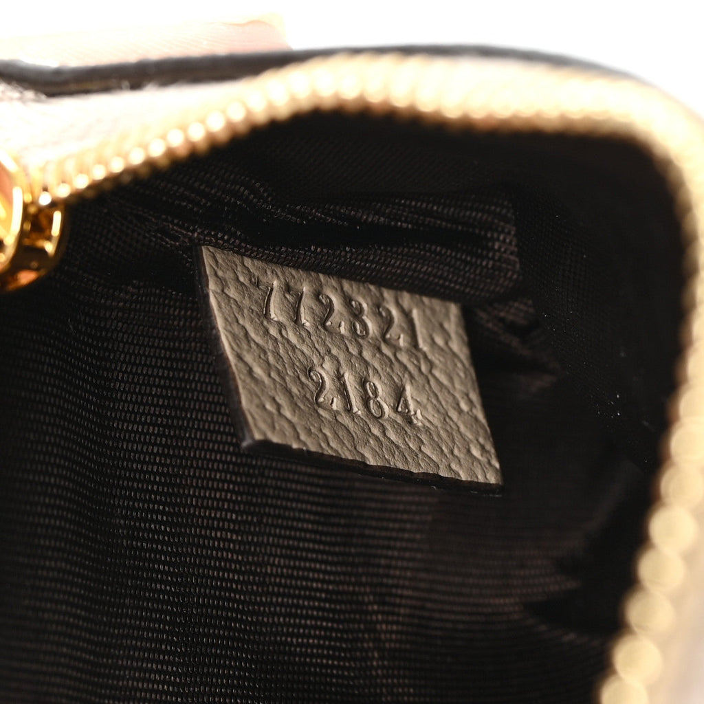 GG Supreme Monogram Key Case Beige Mystic White Oatmeal