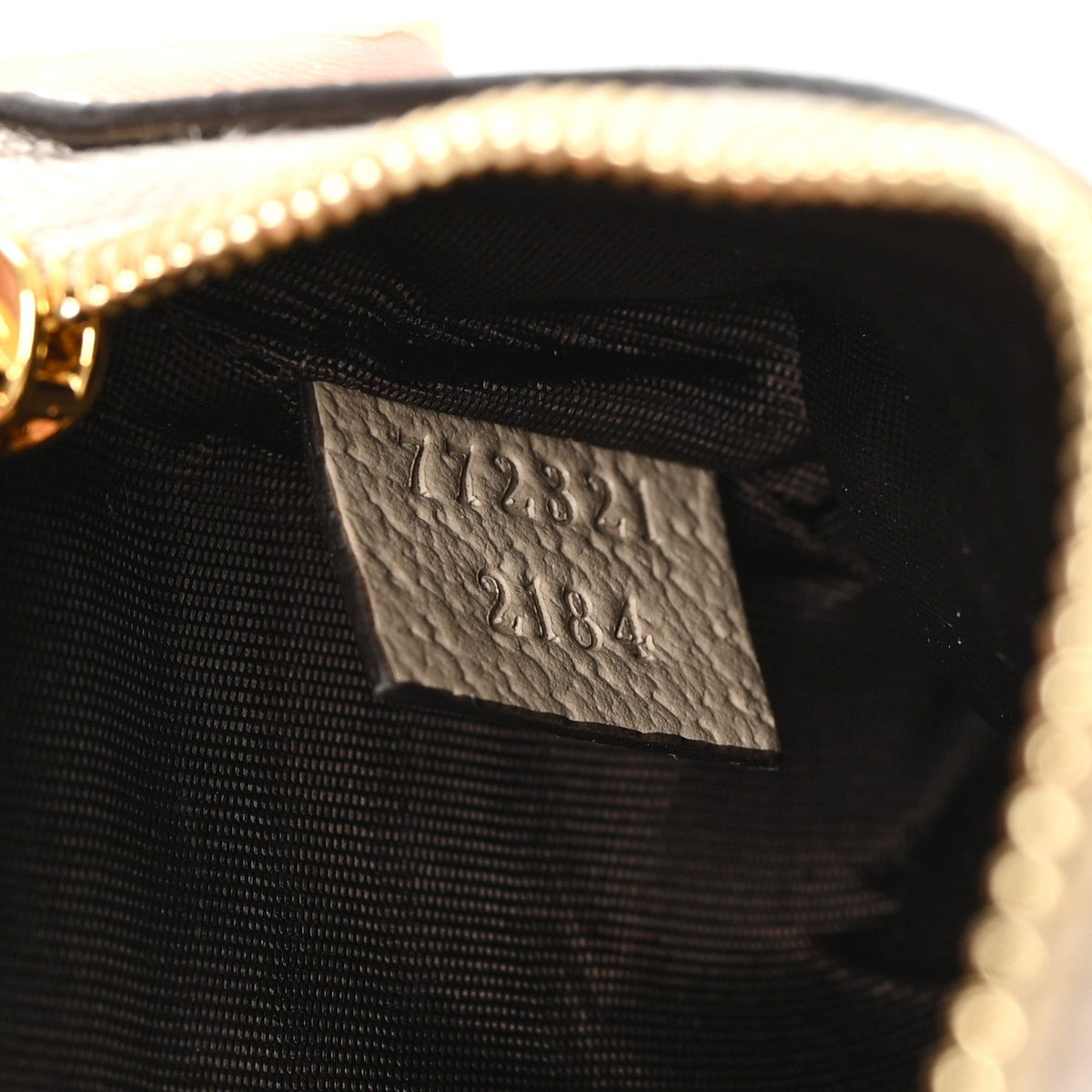 GG Supreme Monogram Key Case Beige Mystic White Oatmeal