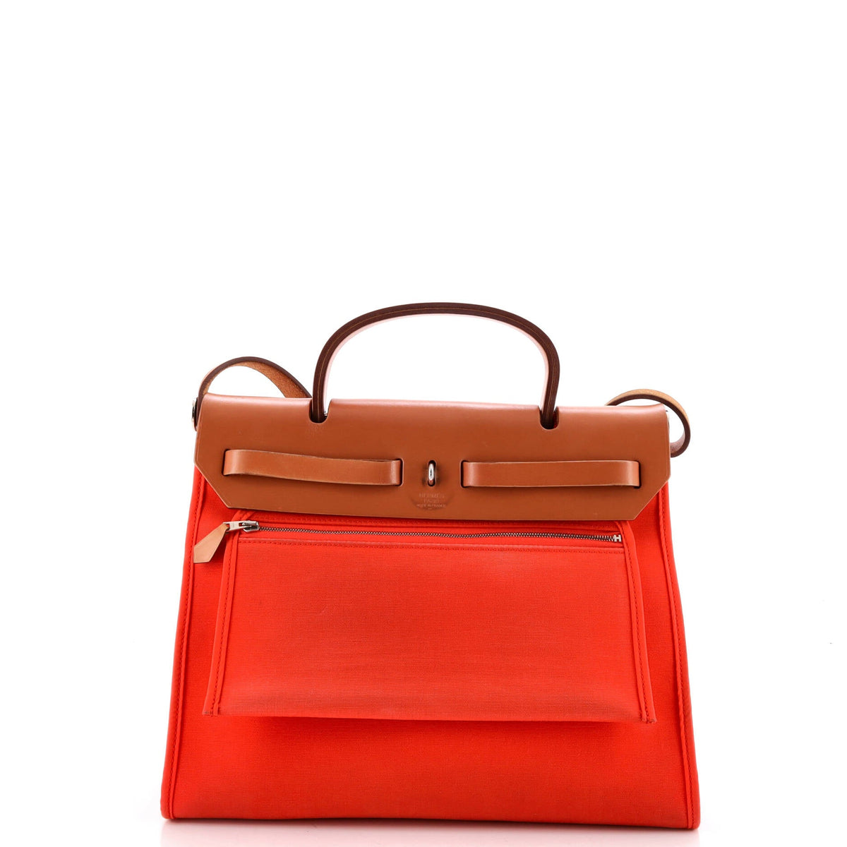 Herbag Zip Leather and Toile 31