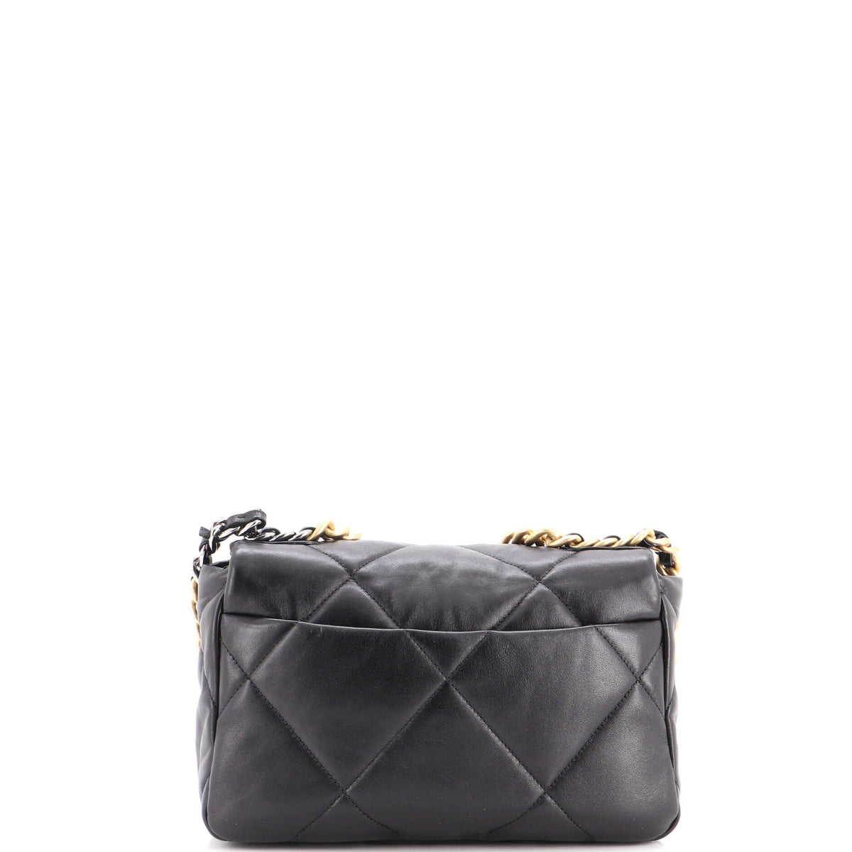 19 Flap Bag Quilted Leather Medium