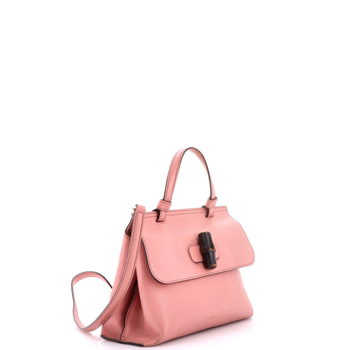 Bamboo Daily Top Handle Bag Leather Small