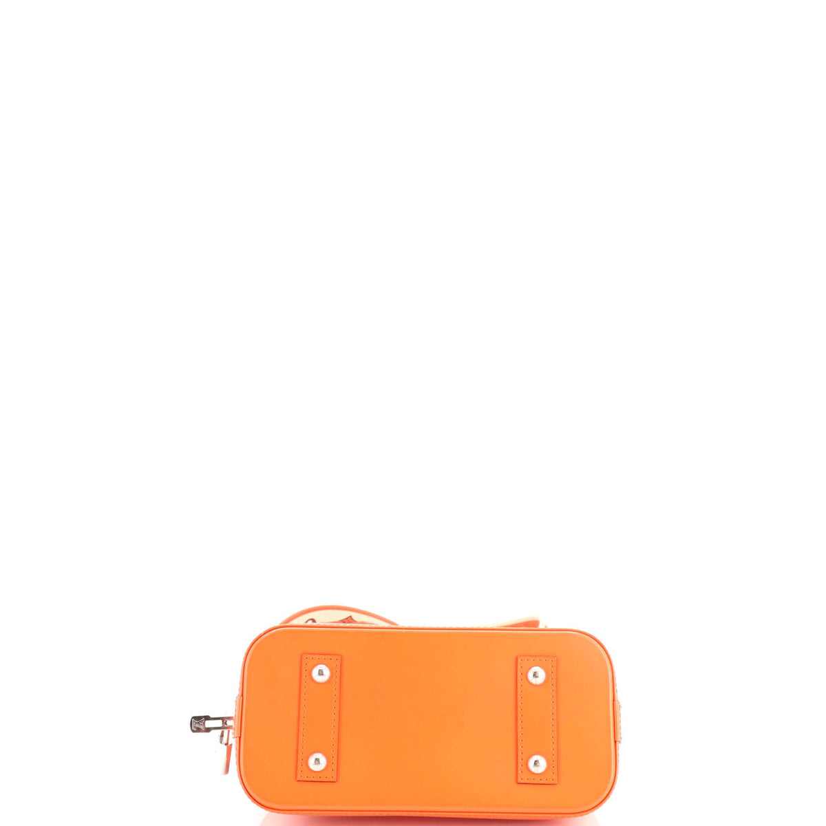 Alma Handbag Epi Leather with Logo Jacquard Strap BB