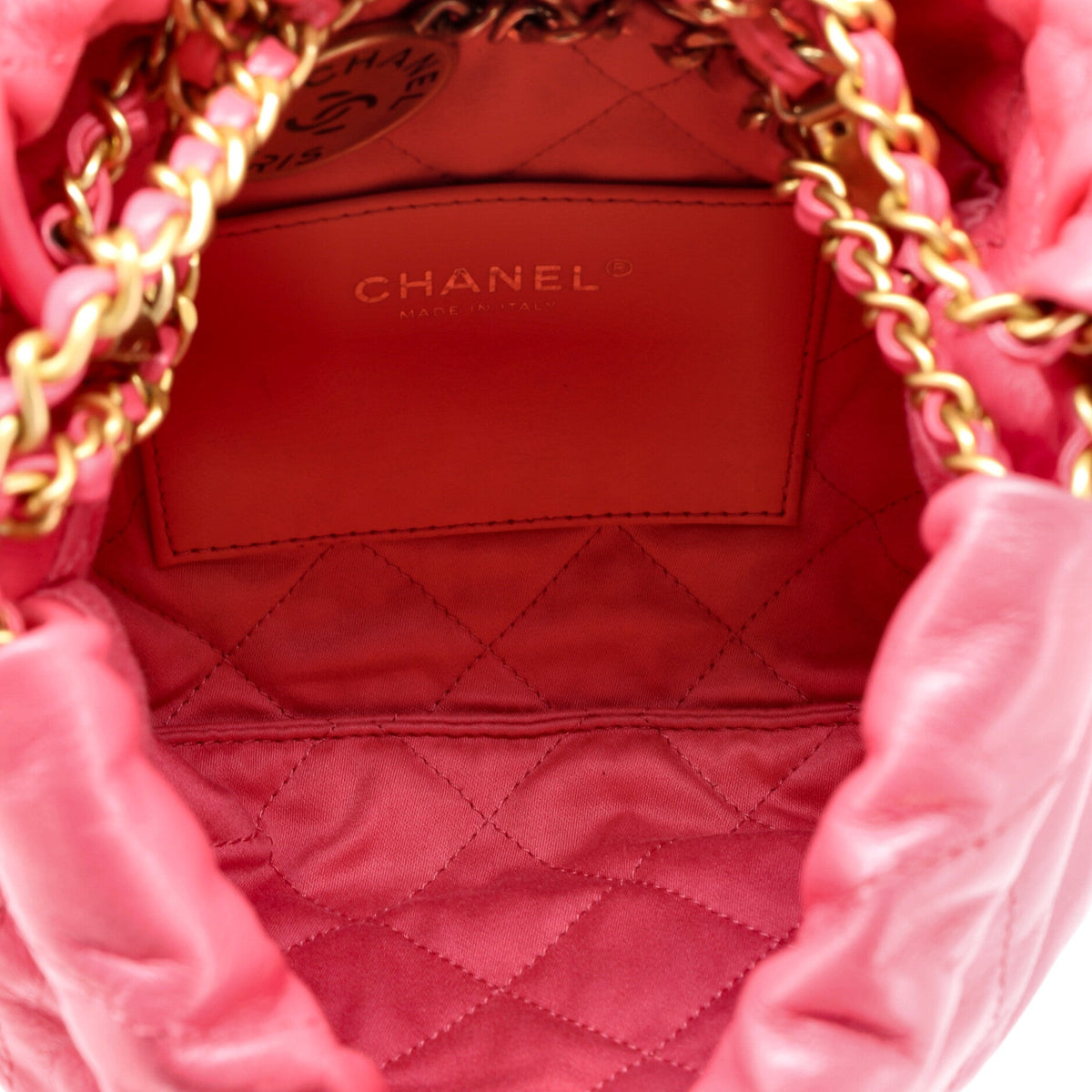 22 Chain Hobo Quilted Calfskin Mini