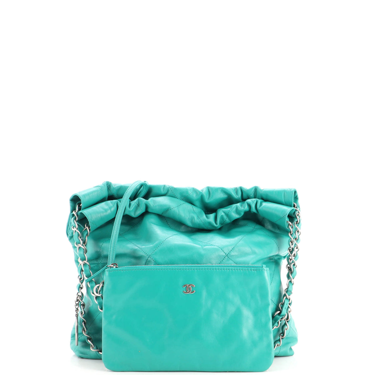 22 Chain Hobo Quilted Calfskin Small